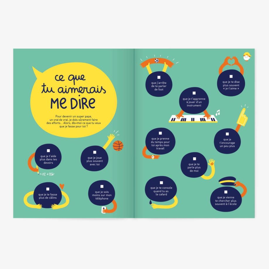 MINUS | TEL PÈRE, TEL FILS - Livre à remplir à 2