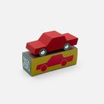 WAYTOPLAY BACK & FORTH  - Voiture en bois rouge