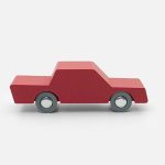 WAYTOPLAY BACK & FORTH  - Voiture en bois rouge