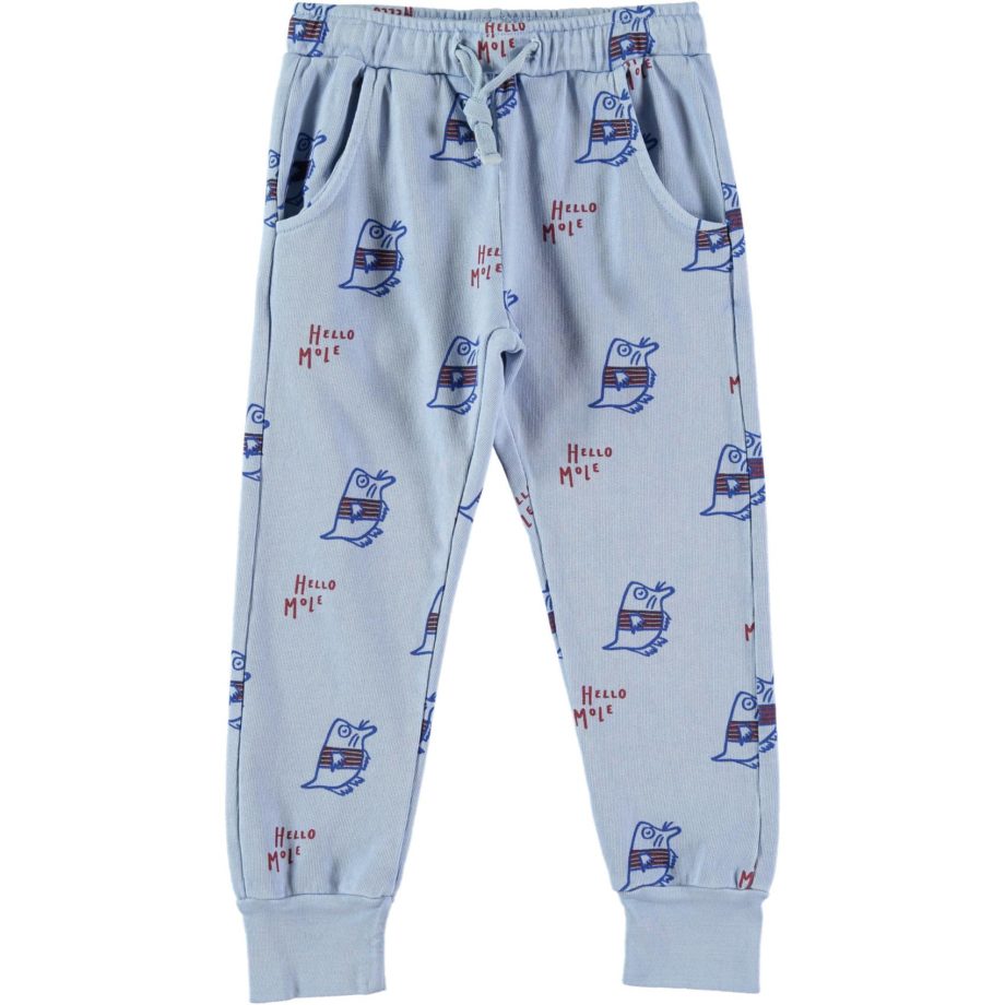 BONMOT | Fleece trouser hello mule Mid Blue