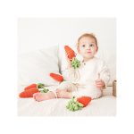 MYUM | LA CAROTTE - HOCHET POUR BÉBÉ EN COTON BIO