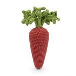 MYUM | LA CAROTTE - HOCHET POUR BÉBÉ EN COTON BIO