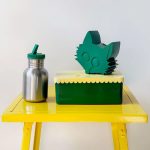 BLAFRE snack box 1 compartiment - Renard - Vert foncé