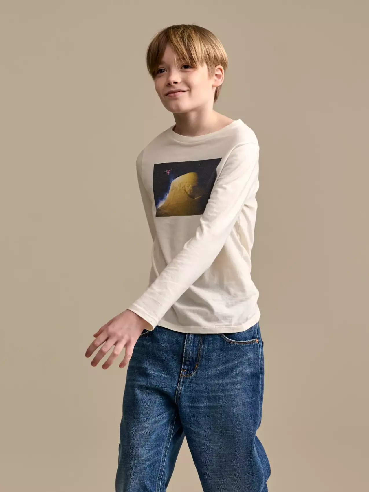 BELLEROSE | KENNO T-SHIRT VINTAGE WHITE