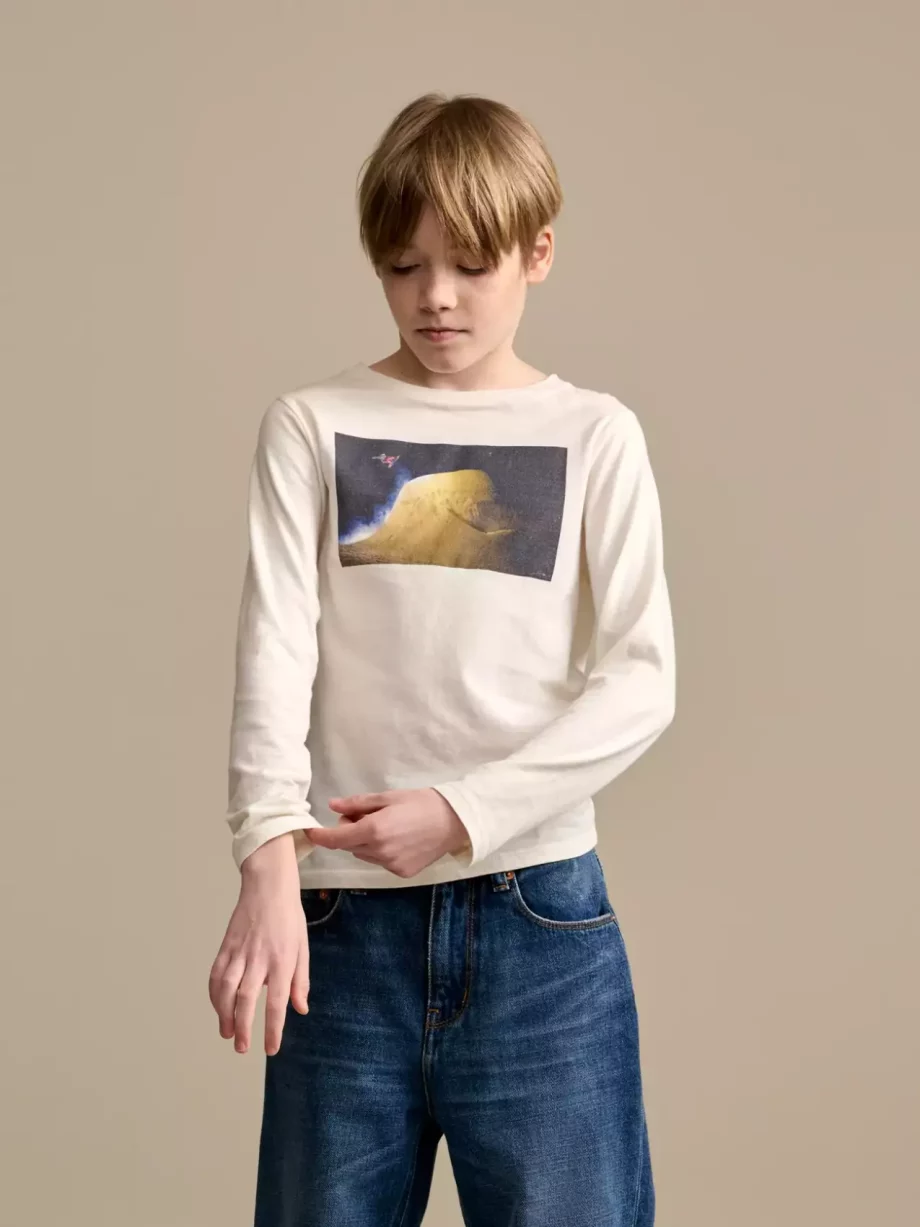 BELLEROSE | KENNO T-SHIRT VINTAGE WHITE