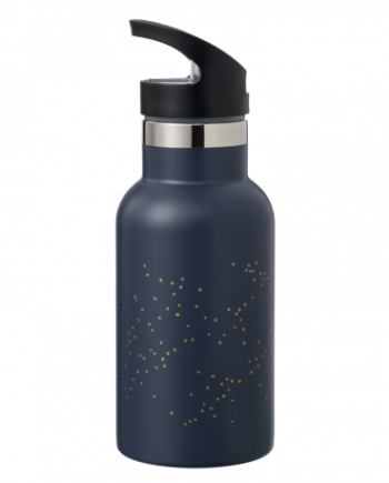 FRESK - Gourde Isotherme en acier inoxydable - Dots indigo - Navy