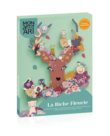 MON PETIT ART - KIT CRÉATIF LA BICHE FLEURIE