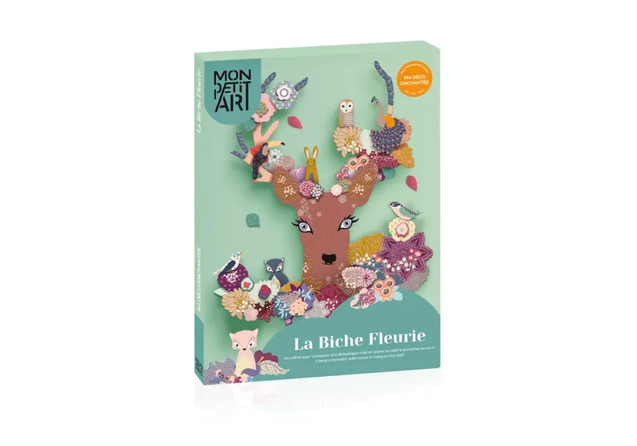 MON PETIT ART - KIT CRÉATIF LA BICHE FLEURIE