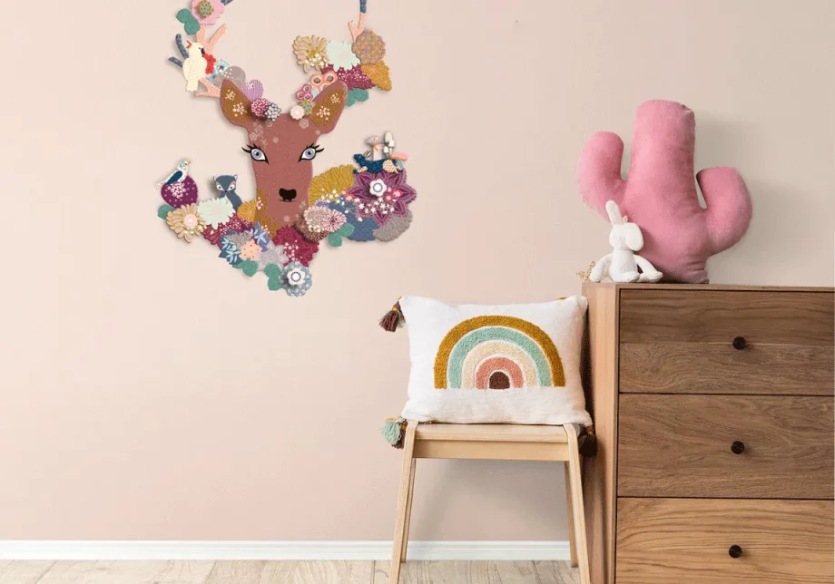 MON PETIT ART - KIT CRÉATIF LA BICHE FLEURIE