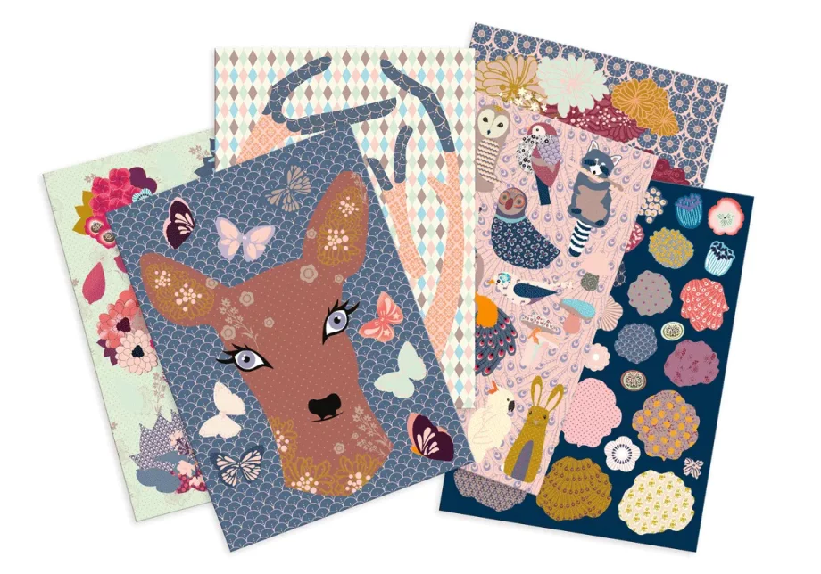 MON PETIT ART - KIT CRÉATIF LA BICHE FLEURIE