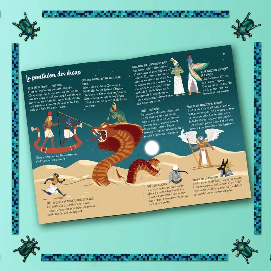 L’ATELIER IMAGINAIRE - kit créatif l’Egypte antique