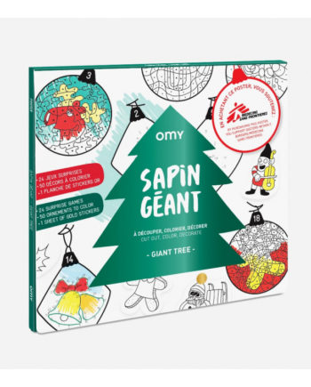 OMY | SAPIN GÉANT POSTER À COLORIER