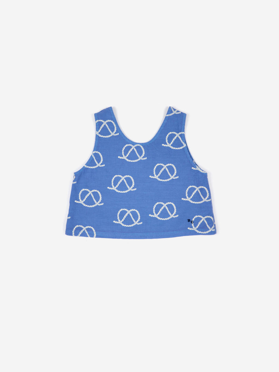 BOBO CHOSES | Sail Rope all over woven tank top