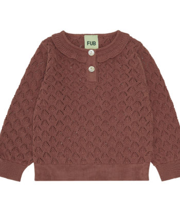 FUB BABY | Baby Pointelle Blouse redwood