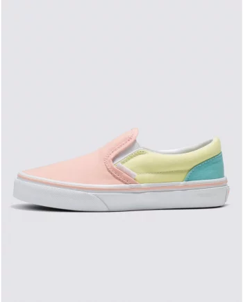VANS | VN0A5kxmjbw1 CLASSIC SLIP-ON PASTEL BLOCK (du 27 au 34)