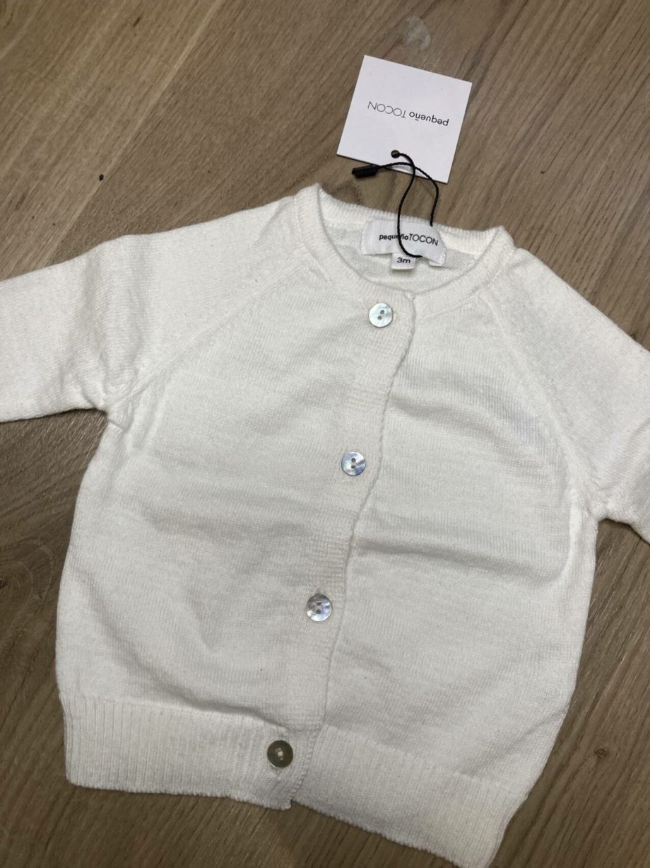 Pequeño Tocon | cardigan écru 2005