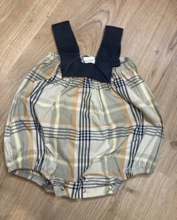 Pequeño Tocon | salopette bloomer tartan 4028