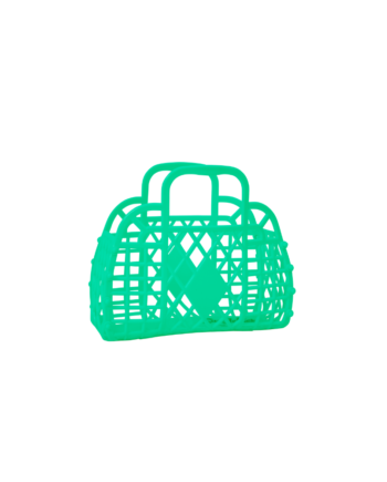 SUN JELLIES | MINI RETRO BASKET GREEN