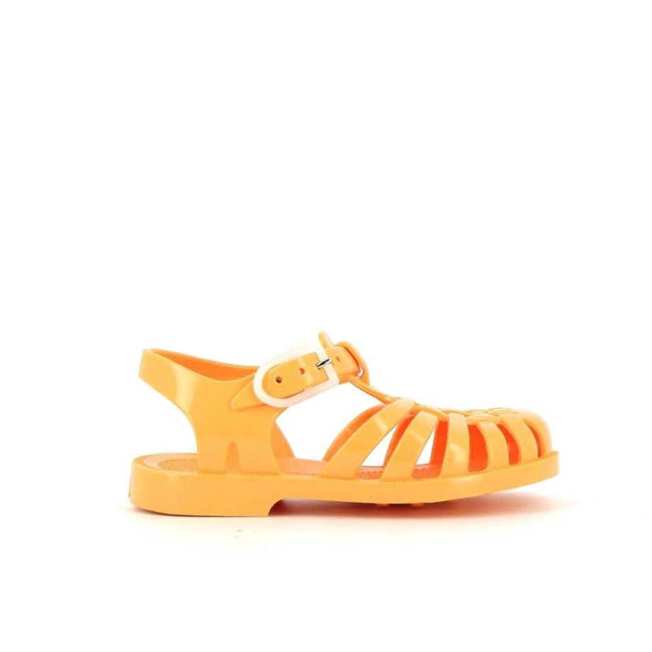 MÉDUSE | sandales SUN orange pêche