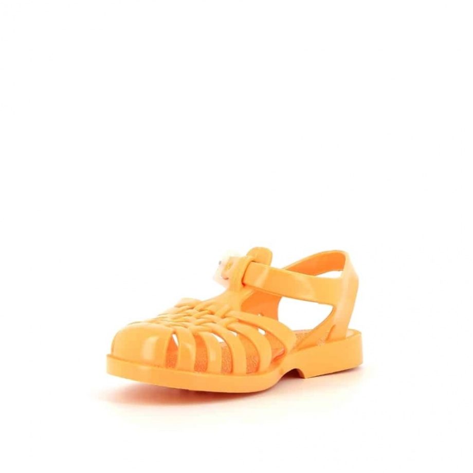 MÉDUSE | sandales SUN orange pêche