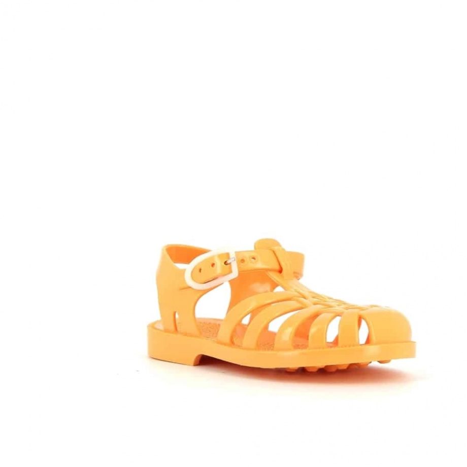 MÉDUSE | sandales SUN orange pêche