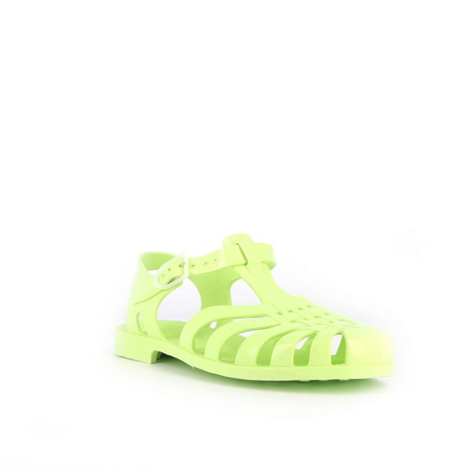 MÉDUSE | sandales SUN vert tendre