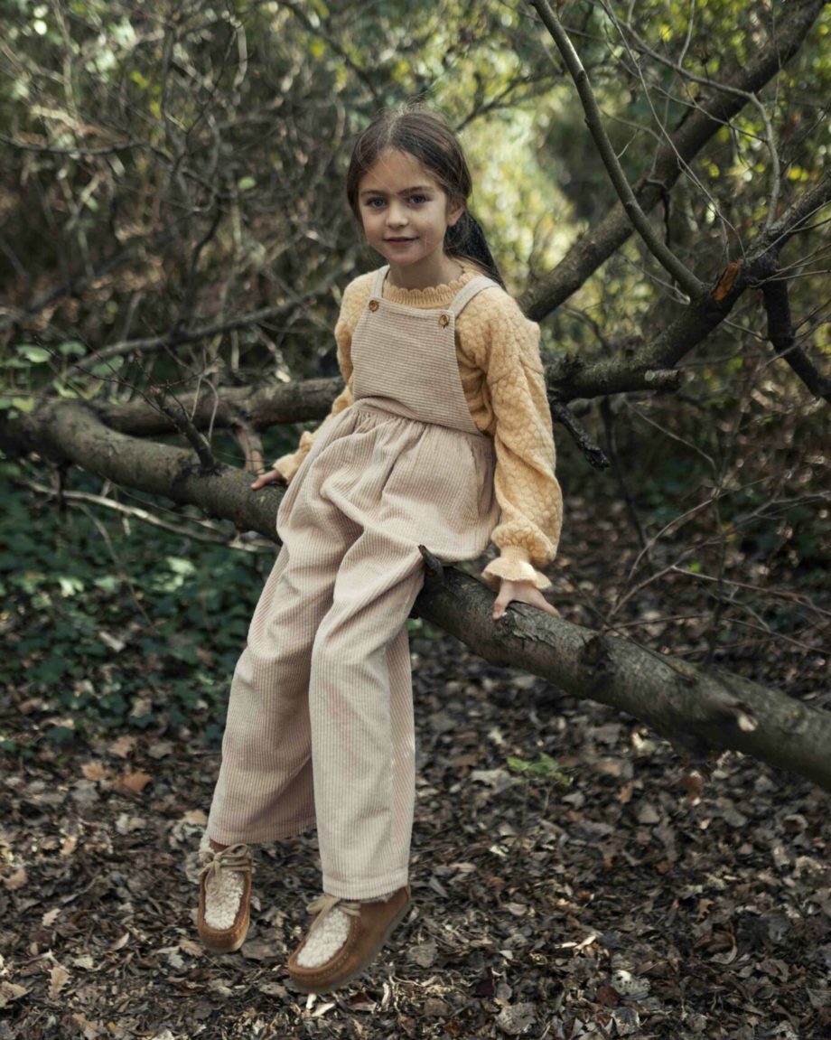 BÚHO | CORDUROY DUNGAREE sand