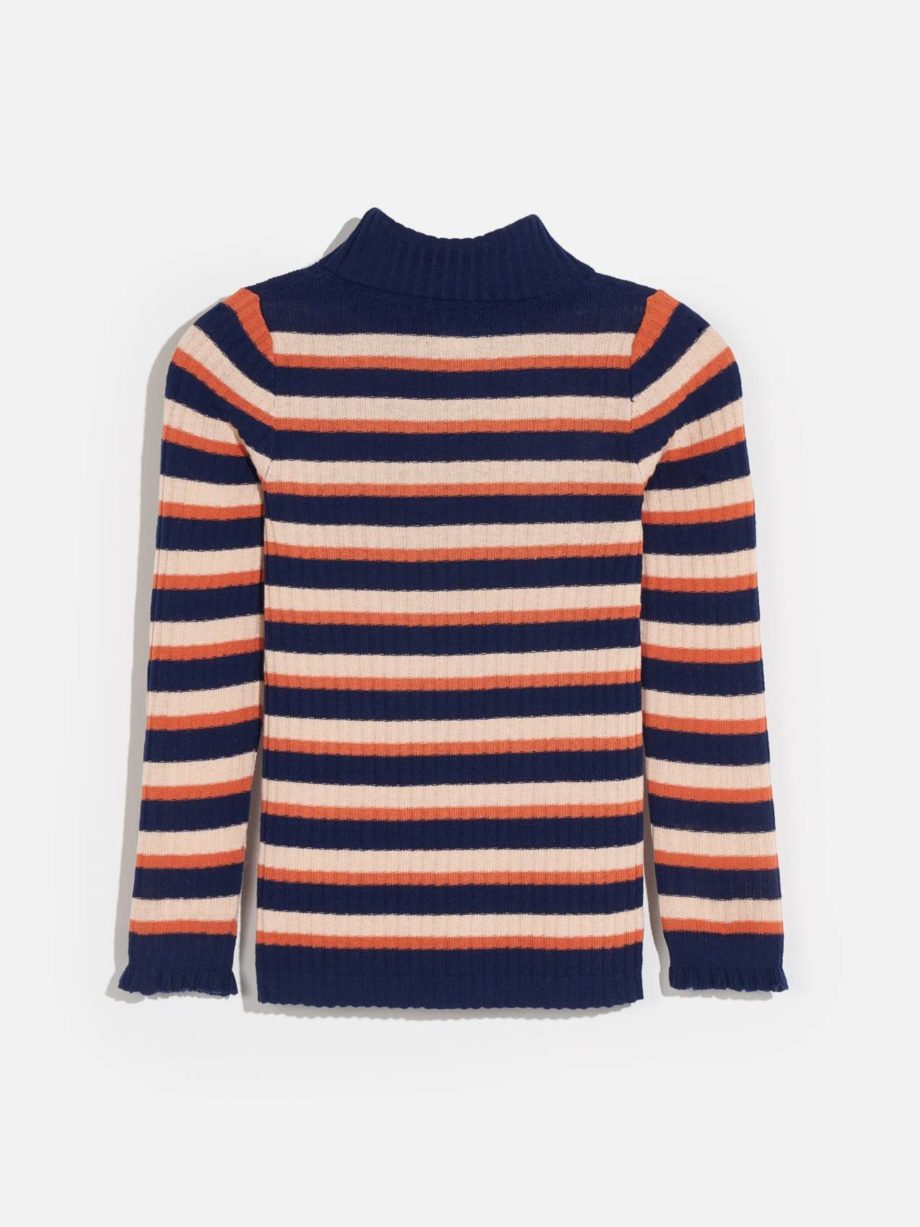 BELLEROSE | gouly pull laine coton bleu