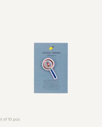 STICKY LEMON | PINS BRODÉ LOUPE