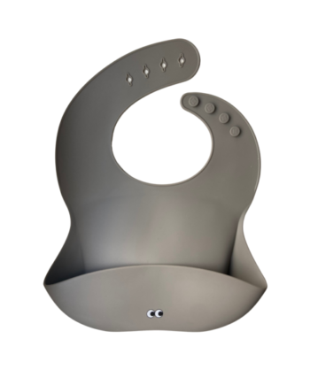 NOUI NOUI | Bavoir silicone "warm grey »