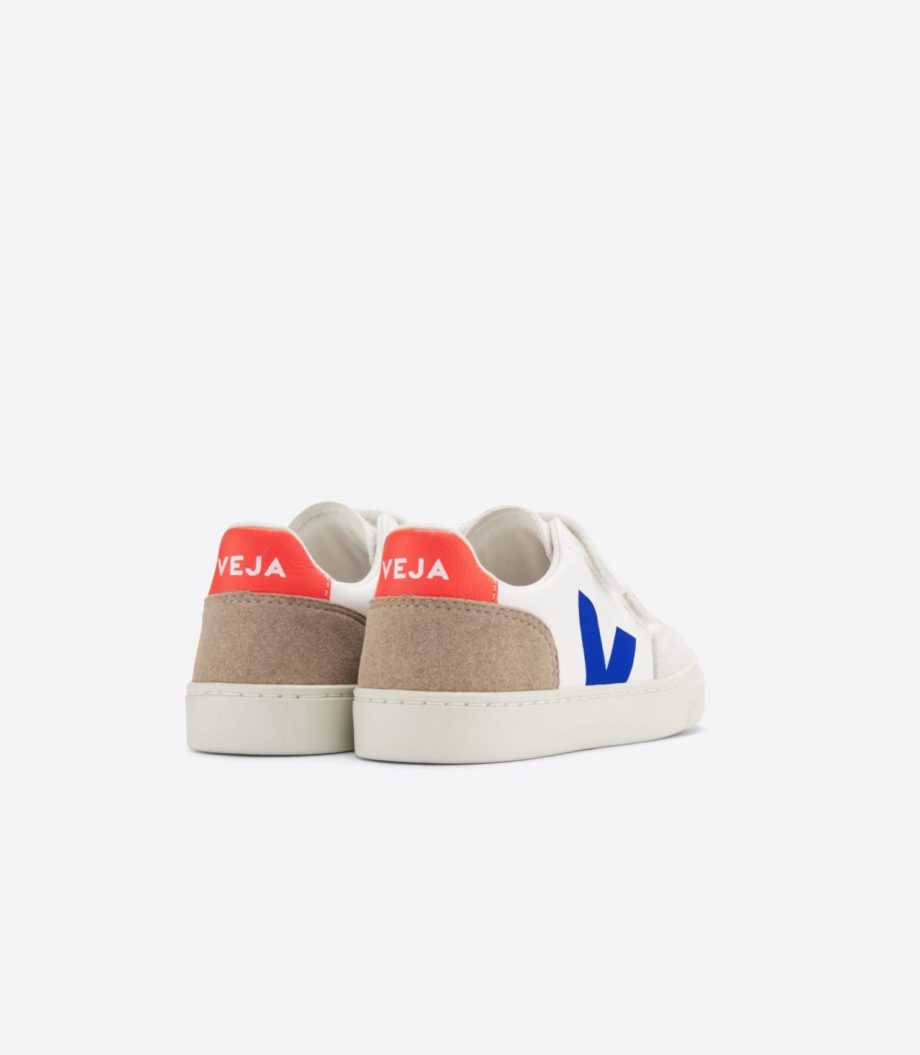 VEJA | V-12 CHROMEFREE LEATHER WHITE MULTICO MIEL