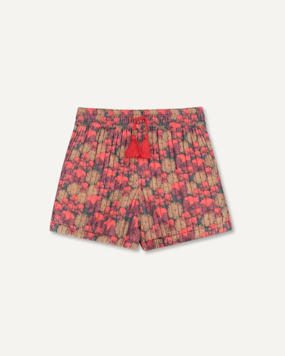 Holi and Love | short matelassé ROMY orange flora