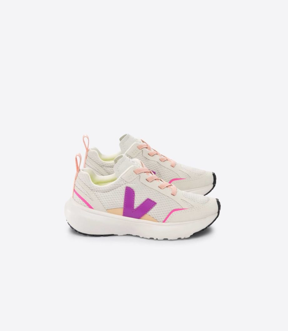 VEJA | CANARY ELASTIC LACES ALVEOMESH NATURAL LOTUS