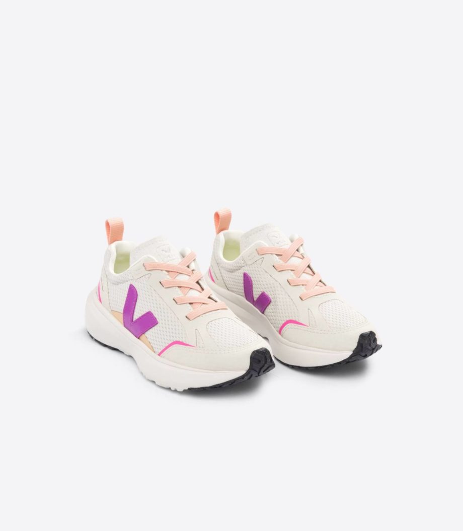 VEJA | CANARY ELASTIC LACES ALVEOMESH NATURAL LOTUS