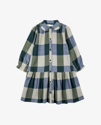BOBO CHOSES | PLAID CHECK JACQUARD WOVEN DRESS