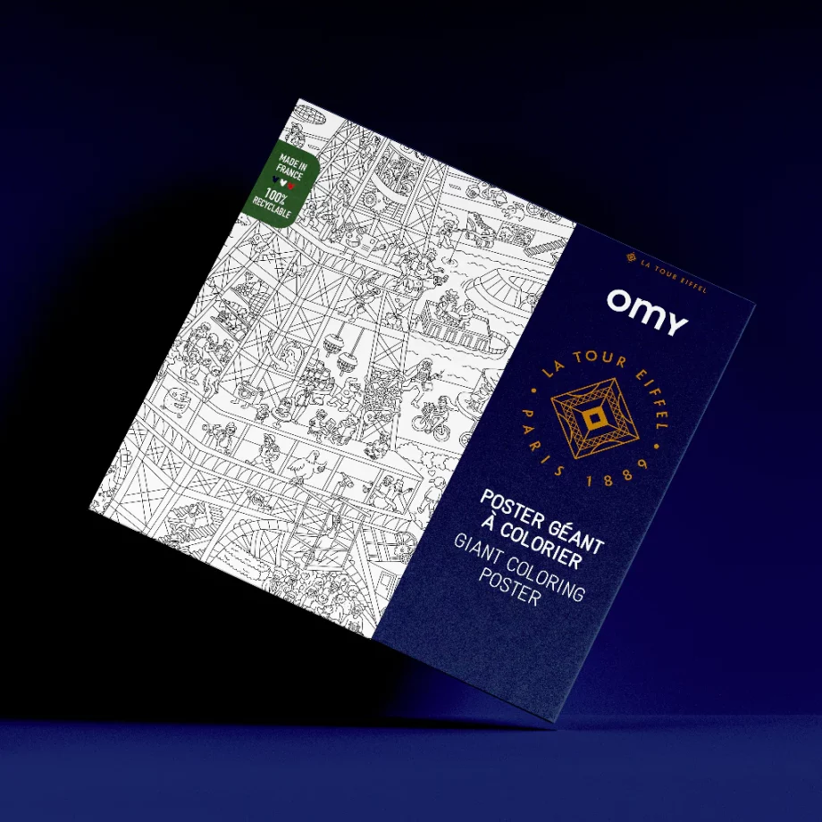OMY | TOUR EIFFEL - POSTER GÉANT