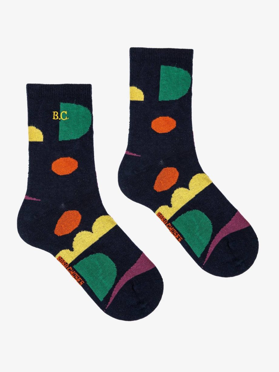 BOBO CHOSES | MULTICOLOR SHAPES LONG SOCKS