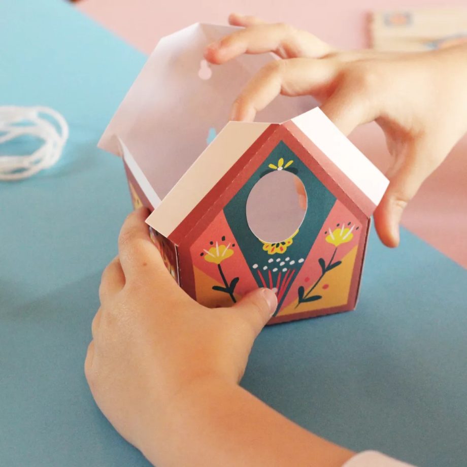 L’ATELIER IMAGINAIRE | Kit Maison à oiseaux à fabriquer - Kit bricolage/activité