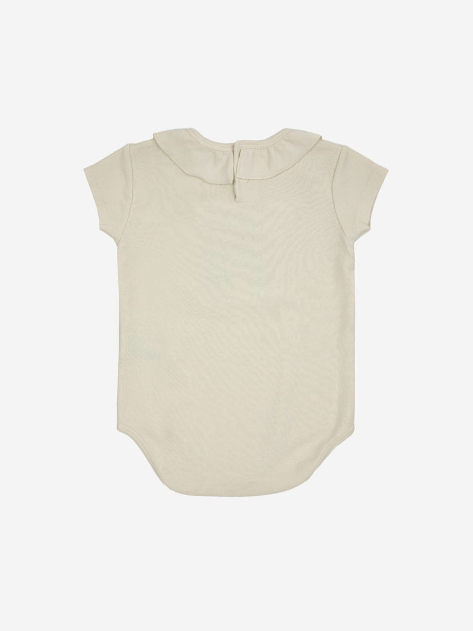 BOBO CHOSES BABY | Baby Rainbow ruffle collar body OFFWHITE