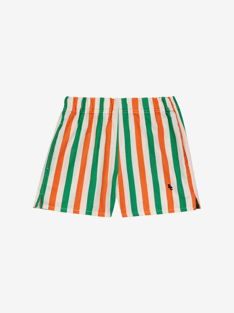 BOBO CHOSES | Vertical Stripes woven shorts MULTICOLOR