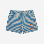 BOBO CHOSES | Bobo Choses Circle stripes woven shorts BLUE