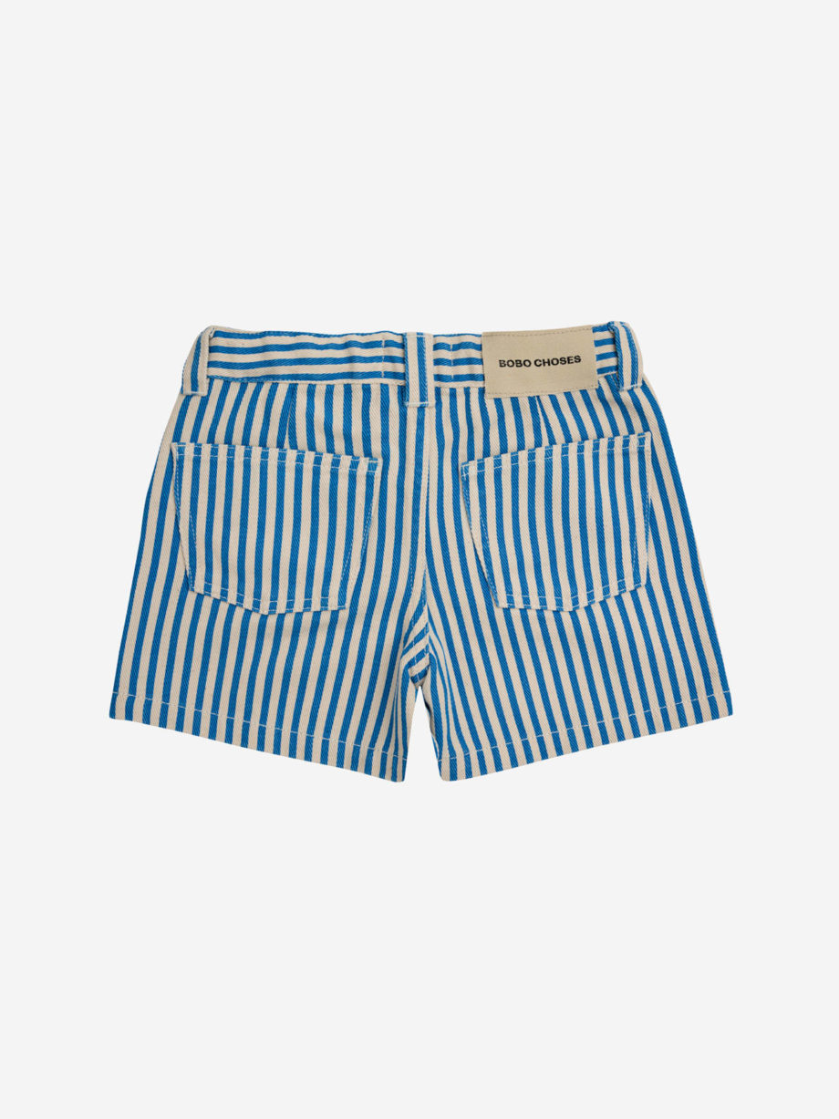 BOBO CHOSES | Bobo Choses Circle stripes woven shorts BLUE