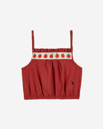 BOBO CHOSES | Tomato woven top RED