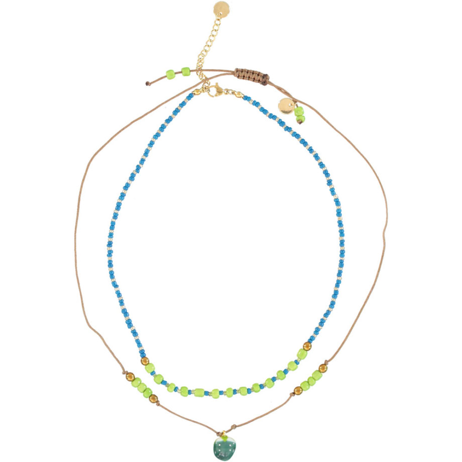 PIUPIUCHICK | necklaces | green & blue