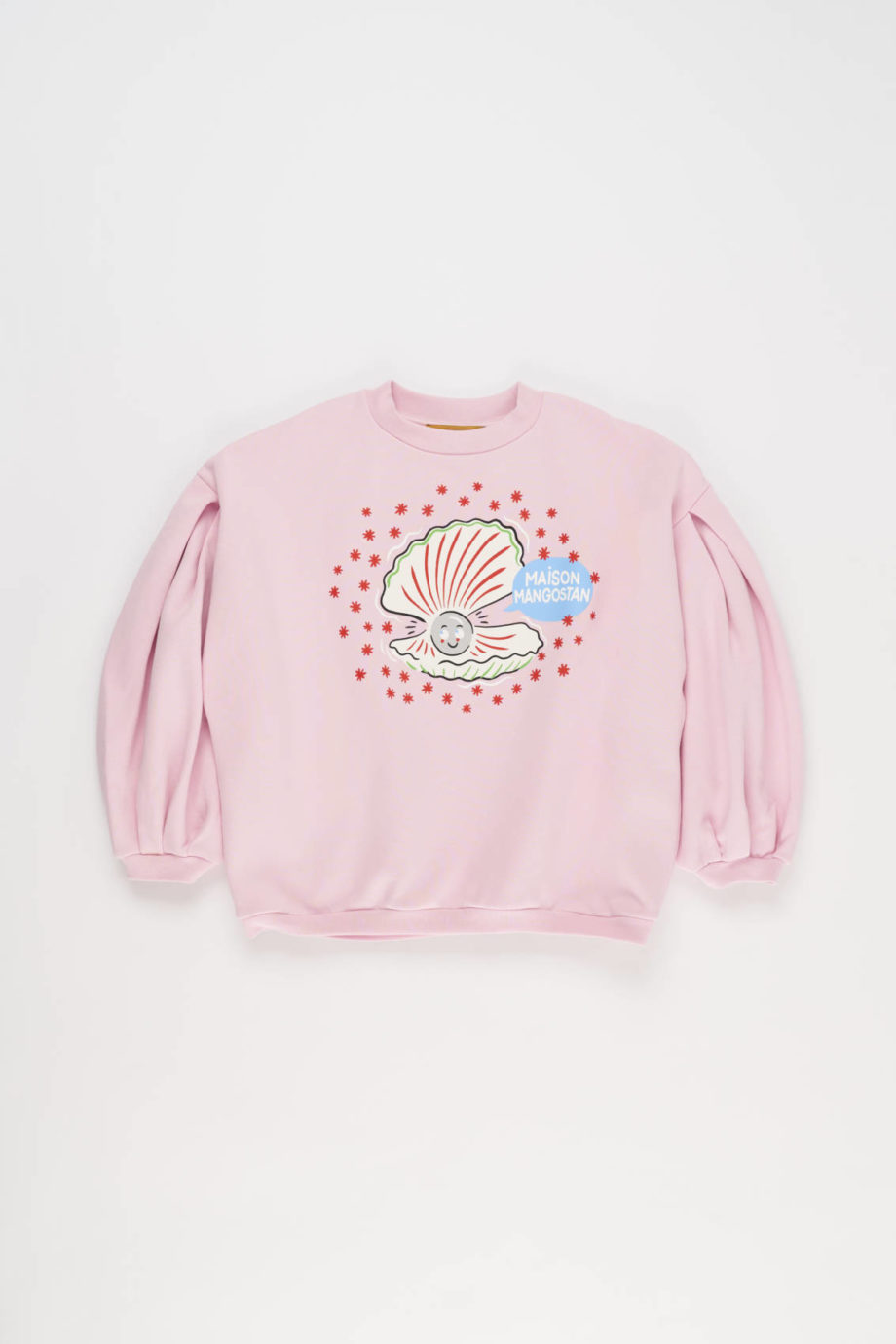 MAISON MANGOSTAN | OYSTER SWEATSHIRT PINK
