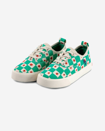 BOBO CHOSES | TOMATO ALL OVER LACES TRAINERS OFFWHITE