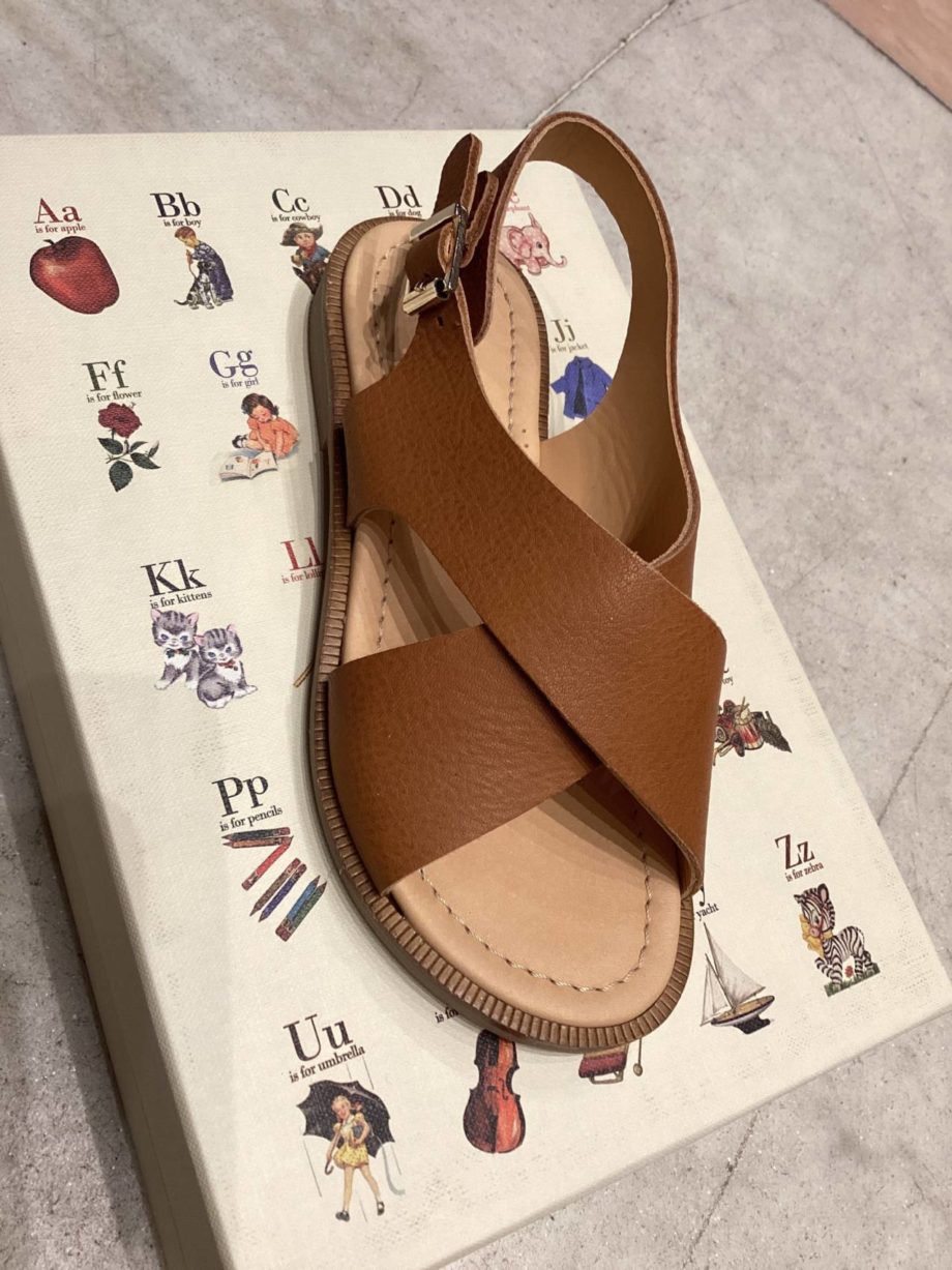 OCRA | SANDALES OPHIS CAYENNE CUIR NATUREL D446