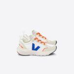 VEJA | CANARY ELASTIC LACES ALVEOMESH WHITE INDIGO
