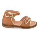 OCRA | SANDALE camoscio cuoio D065