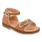 OCRA | SANDALE camoscio cuoio D065